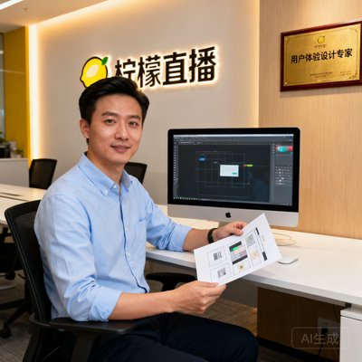 柠檬直播产品总监刘思远，用户体验设计专家